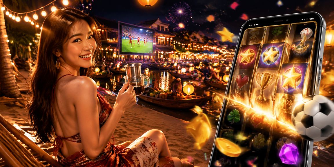 Người chơi tại Hà Nội thư giãn với cà phê và game slot trên điện thoại