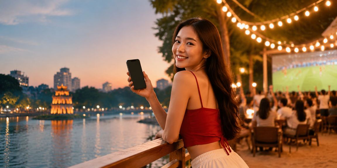 Người dùng tại Sài Gòn trải nghiệm ứng dụng casino di động f25